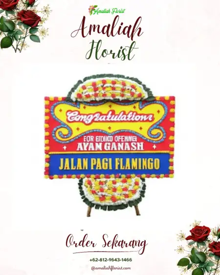 Sewa Papan Bunga Rajabasa Lama